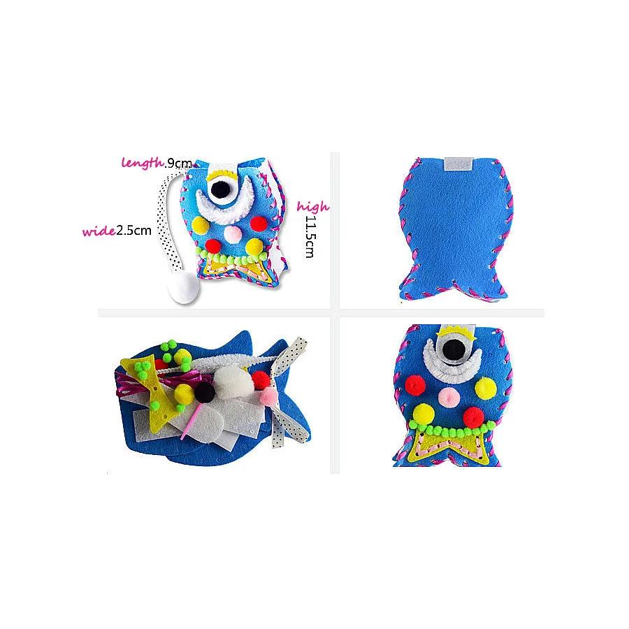 Kit de costura infantil de feltro, artesanal, faça você mesmo, iniciantes, projeto de costura, bolsa com padrão, arte e artesanato, brinquedos educativos para crianças - Image 1