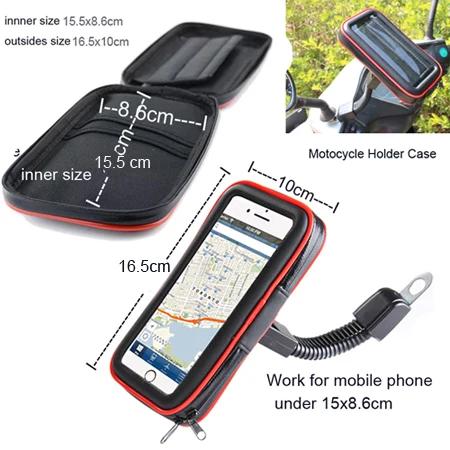 Suporte para Telefone de Bicicleta e Motocicleta com Estojo de Tela Sensível ao Toque para Samsung Galaxy S24 S23 Ultra S22 Plus S21 S20 FE A55 A54 A53 A52