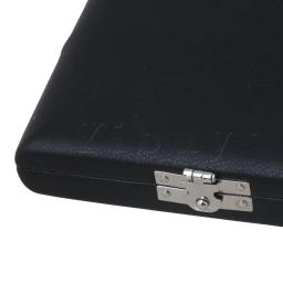 Yibuy caixa de juncos de chifre inglês, preta com ranhura de flanela para segurar 6 peças de palhetas - Image 5