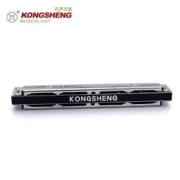Kongsheng orgão harmônico de 24 buracos, para iniciantes arp chave c/# c/d/# d/e/f/# f/g/# g/a/# a/b com caixa de prata harp - Image 4