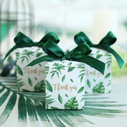 Caixa De Embalagem De Presente De Papel Set Para Casamento Favores Do Chuveiro Do Bebê Festa De Aniversário Fontes De Natal Eid Mubarak Decoração - Image 1