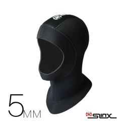 Slinx 5mm neoprene mergulho capuz com ombro equipamento de mergulho chapéu boné inverno nadar quente wetsuit caça submarina toucas - Image 1
