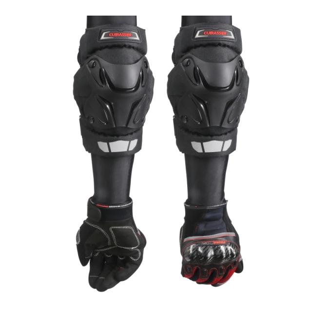Joelheira e Cotoveleira Protetoras para Motocicletas - Proteção Superior para Joelhos e Braços em Motocross e Corridas Off-Road