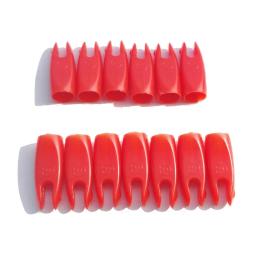 30 peças flecha de plástico 1/4, acessório para eixo de flecha de bambu para caça e cauda de 6.2mm - Image 3