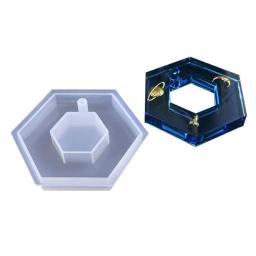 Molde de resina para artesanato, formas decorativas transparentes de flores secas com pingente de resina epóxi para bijuterias - Image 2