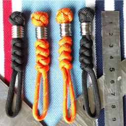 EDC-Handmade Titanium Paracord Corda, Contas, Faca, Lanyard, Pingentes, Acessórios ao ar livre, 1Pc - Image 6