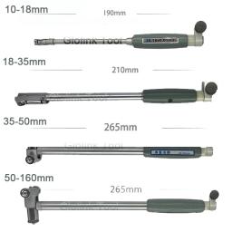 Ferramenta Medidor de Diâmetro Interno com Haste e Sonda de Medição, Acessórios sem Indicador, 10-18mm, 18-35mm, 35-50mm, 50-160mm - Image 2