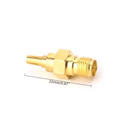 Crc9 plugue macho para sma fêmea, adaptador de conversor coaxial de conector rf - Image 6