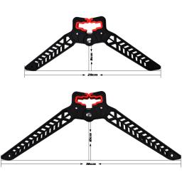 Suporte para arco composto, suporte para chute, arquearia, tiro com arco 3d, alcance, caça, tiro ao ar livre, esportes, cor preta, 1 peça - Image 5