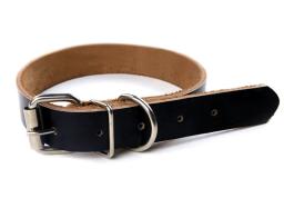 Coleira de couro sintético para cachorros e gatos, suprimento para o pescoço, coleira ajustável de couro para cães pequenos e grandes - Image 4