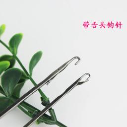 Kit de modelo para crochê com 7 gancho de alumínio, agulhas de tricô para tear, ferramentas diy, artesanato 9, frete grátis - Image 5