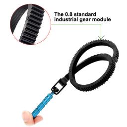 Borracha ajustável Siga Focus Gear Ring, cinto com liga de alumínio Grip, DSLR Camcorder Camera Acessórios, SLR, DSLR - Image 2