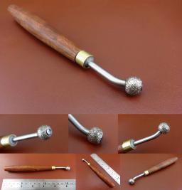 Ferramenta de gravação em cobre para impressão, 5 tipos, gravura em couro, artesanato, estampa, decoração, ferramenta - Image 3
