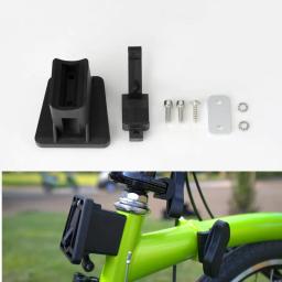 Base de carregamento de carga para bicicletas dobrável, suporte frontal de pvc com bloco de carga para brompton, acessórios para bicicleta - Image 1