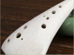 12 furos alto c ocarina alto c chave ac ocarina flauta forma de crack 12 buraco alto c ocarina instrumento de música folclórica - Image 6