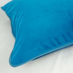 Capa de almofada de veludo em 3 cores, profundo safira azul lago, capa de travesseiro macia, sem recheio - Image 3