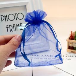 Sacos De Organza Grande Com Cordão, Favor Do Casamento, Saco De Presente De Natal, Boutique Presentes, Bolsas De Embalagem, 15x20 cm, 20x30 cm, 30x40cm, 10Pcs por lote - Image 3