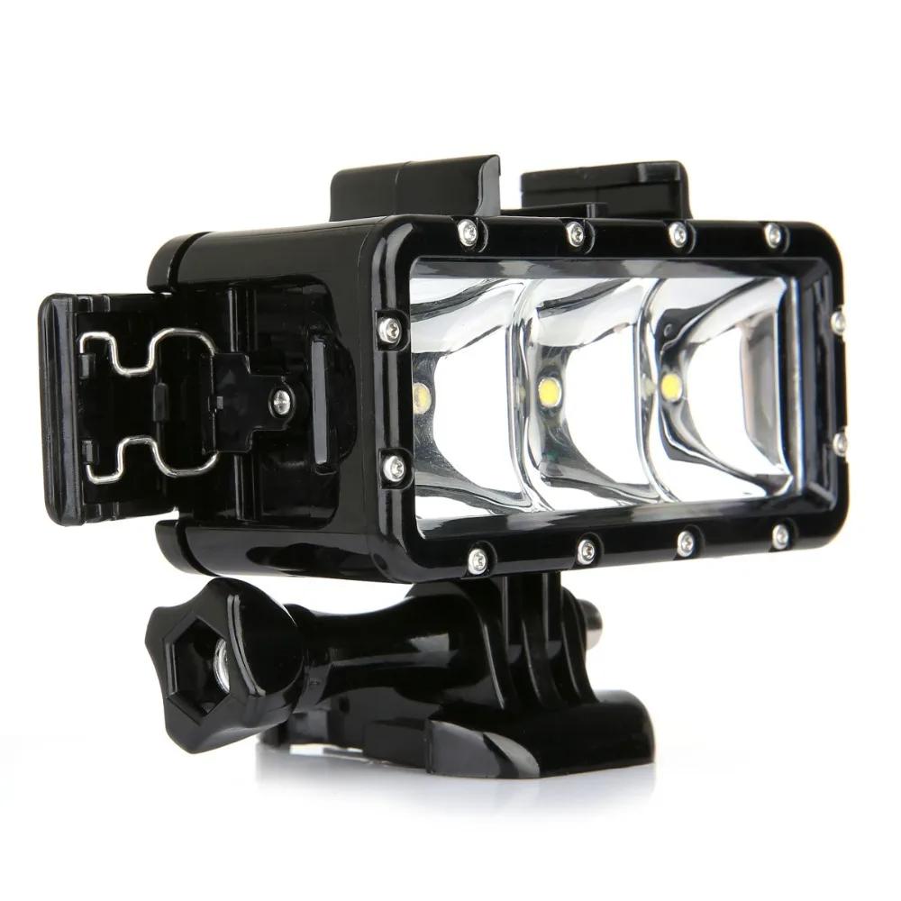 Luz LED subaquática para Dji GoPro, Luz de mergulho, Impermeável, Hero 10, 9, 8, 7, 5, 6, 4, Sessão máxima, Osmo 2, Ação Acessórios - Image 1