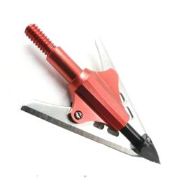 6 pçs 100 grão 2 lâmina fixa caça broadheads flecha pontos pontas de metal para recurvo arco composto e besta - Image 6