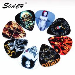 Soach, mais novas escolhas de guitarra de rock, espessura de 1.0mm, acessórios de guitarra para uklele, 10 peças - Image 1