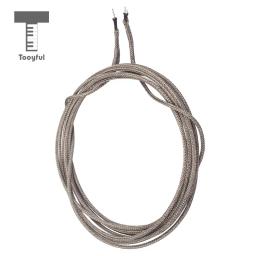 Tooyful-Único Condutor Escudo Cabo, Fio Trançado, Fio De Circuito De Guitarra, Fio De Captura, 22AWG, 300cm Comprimento - Image 3