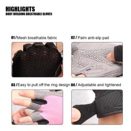 Luvas de Treino Fitness para Homens e Mulheres, Ginásio, Musculação, Desporto, Halterofilismo, Exercício Fitness - Image 5