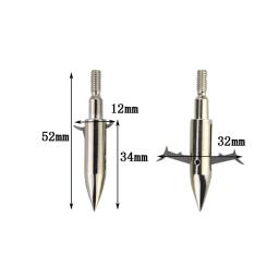 6/12 Pcs 160gr 2 Expansível Broadheads Tiro Com Arco Flechas Bowfishing Ponto Ponta de Pesca Ao Ar Livre Para A Caça Tiro Acessórios - Image 6