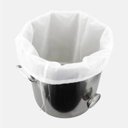 Sacola de filtro de fabricação de cerveja, 38x45cm, reutilizável, malha de nylon, filtro de comida, sacola de fermentação de grão para fazer vinho, fabricação de cerveja em casa, filtro de tipo balde - Image 4