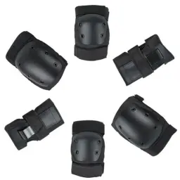 Joelheira com 6 almofadas para esportes ao ar livre, cotoveleira e protetor de pulso para patins, skate, ciclismo, esqui, patinação abrasiva - Image 2