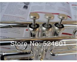 Original suzuki trompete pequeno aço inoxidável silvering profissional 965 instrumentos de bronze bb trompete TR-200S - Image 4