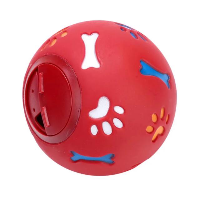 Alimentador Interativo e Brinquedo de Treinamento em Forma de Bola para Cães e Gatos