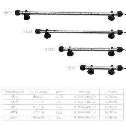 Iluminação led para aquário, à prova d'água, rgb, luz para tanque de peixes, luz para aquário, marinho, controle de temporizador - Image 6