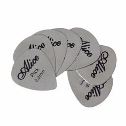 Palhetas para guitarra de metal, palhetas rígidas com 12 peças de 0.3mm para guitarra e acessório musical - Image 5