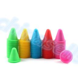 Patinação Marker Cone Roller, Speed Agility Hurdle, Equipamento de treinamento, Skate Pile, Futebol, Futebol, Marker Cup, 10Pcs por lote - Image 1