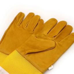 Luvas de proteção, Rede de pele de cabra ventilada, Mangas compridas, Equipamentos e ferramentas, 1 par - Image 5