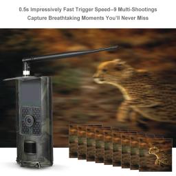 Câmera de caça para trilha de vida selvagem, mms, sms 2g, smtp, câmeras celulares, foto, vigilância sem fio, rastreamento de visão noturna, hc700m - Image 1