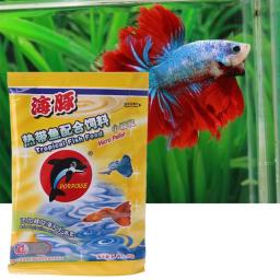 Peixe para aquário e tanque de peixes tropicais, alimentação saudável de grãos, 15g, 1 saco - Image 1