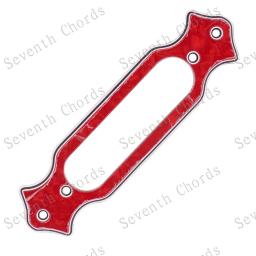 Captador de bobina única mudou para violão, 2 peças, captadores de som de guitarra acústica, suporte de capa de anel de bobina única - Image 5