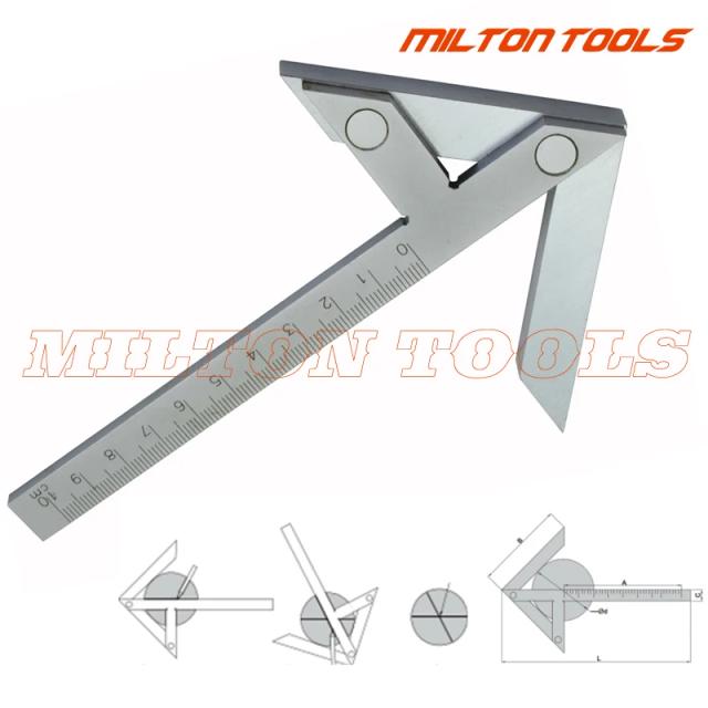 Medidor Central com Calibre Vernier e Paquímetro - Ferramenta de Medição 100x70mm