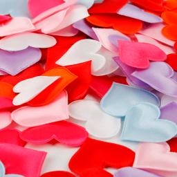 100 Pçs/lote 15-35mm Esponja Em Forma De Coração Confetti Jogando Pétalas Para O Casamento Dia Dos Namorados Presente Home Decor Decoração - Image 2