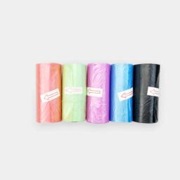 Sacos de lixo biodegradáveis para cachorros, 4 rolos, 60 peças de saco de cocô de cachorro, saco de lixo a bordo, suprimentos - Image 6