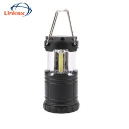 Lanterna de acampamento de led estilo clássico, portátil, cob, luz dobrável, luzes de tenda, para acampamento, caminhada ao ar livre - Image 1