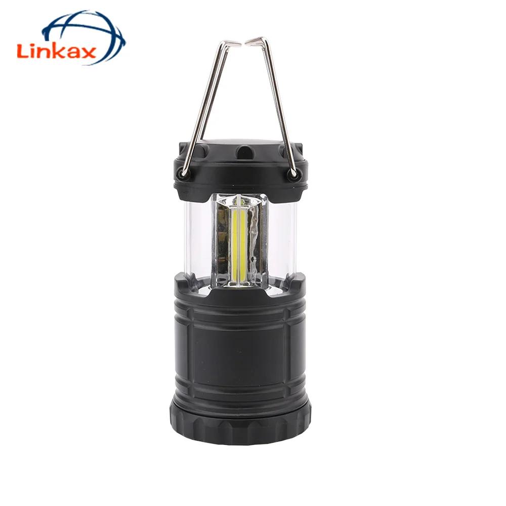 Lanterna de acampamento de led estilo clássico, portátil, cob, luz dobrável, luzes de tenda, para acampamento, caminhada ao ar livre - Image 1