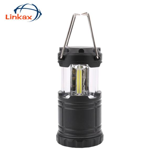 Lanterna de Acampamento Portátil em LED Clássica com Luz Dobrável para Tenda e Atividades ao Ar Livre