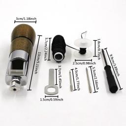 Máquina de Costura De Mão DIY Ferramenta de Artesanato de Couro De Costura De Couro Fio Encerado para o Couro Costura Borda Cinto Tiras Ferramentas de Sapateiro - Image 4