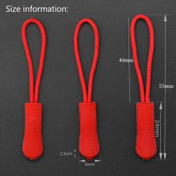 Zipper puxador de zíper para roupas, clipe de substituição para corda de zíper de necessaire, fivela quebrada de zíper para costura diy, suprimentos de roupas, com 10 peças - Image 5