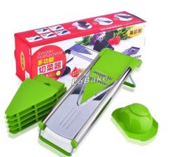 Cortador de batata cor verde multifuncional melhor ferramentas cozinha em casa frutas e vegetais ralador com muitas funções diferentes - Image 2