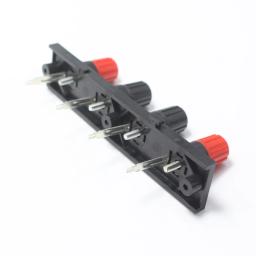 Amplificador de entrada de banana externo, cabeça com 4 pinos de led para amplificador de fio, encaixe de áudio, interruptor de terminal de mola diy, 1 peça - Image 4