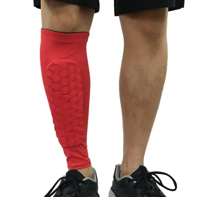 Caneleiras Acolchoadas para Futebol: Protetor de Pernas e Canelas para Adultos e Adolescentes, Ideal para Práticas Esportivas, 1 Peça