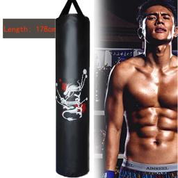 PU Leather Sanda Boxing Training, sacos de areia vazios, Fitness Sand Bag, saco de perfuração, mais confortável, 85 cm a 178cm - Image 2
